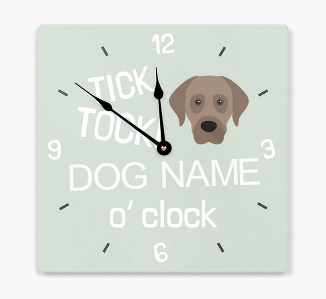 Tick Tock 'O' Clock: Personalized Wall Clock with {breedFullName} Icon